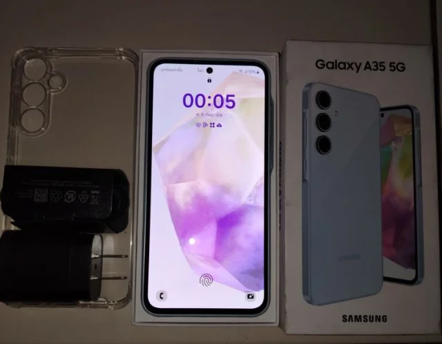 Samsung​ A35 5Gครบกล่อง​ ​สวยมาก​ประกันเหลือ9เดือน