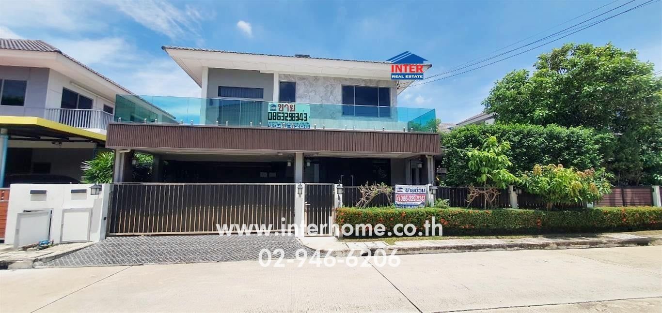 บ้านเดี่ยว 2 ชั้น 60 ตร.ว. หมู่บ้านเพอร์เฟคเพลส พระราม9-กรุงเทพกรีฑา บ้านเดี่ยวถนนกรุงเทพกรีฑาตัดใหม่ เขตลาดกระบัง กรุงเทพมหานคร