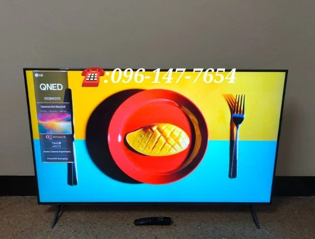 LG QNED 4K Smart TV Quantum Dot NanoCell α5 AI Processor 4K Gen6 LG ThinQ AI 55 Inch: 2 image