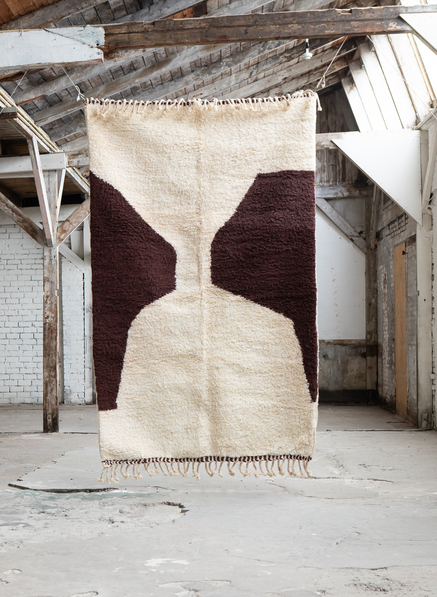 Wool Rug 100% Moroccan Berber Authentic: 4 image